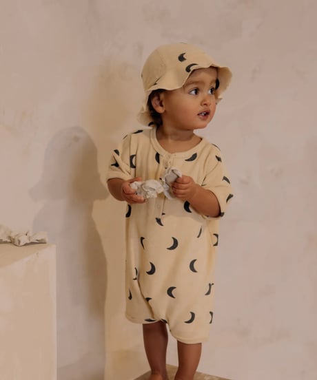 organic zoo - Pebble Midnight Terry Beach Romper