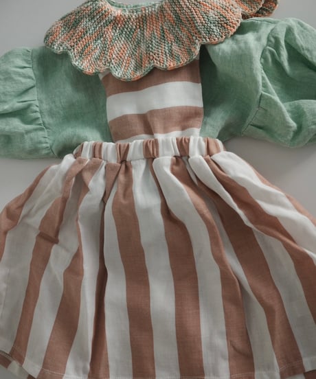 organic zoo - Sienna Stripes Apron Skirt