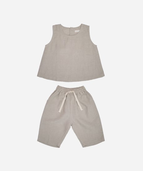son and daughter - KOA LINEN SETS(Natural)