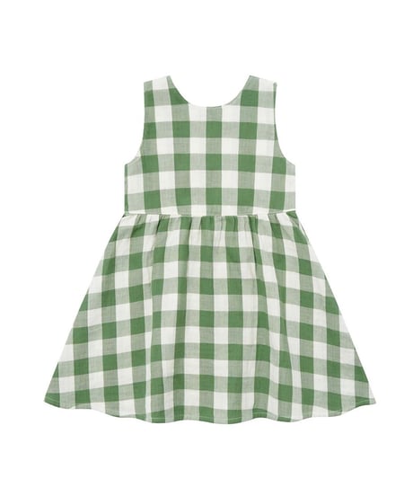 organic zoo - Dill Gingham Sleeveless Dress