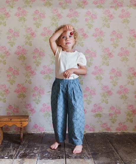 Little Cotton Clothes -  Tilly Trousers Thyme Floral