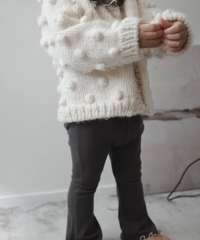 THE BLUEBERRY HILL - Popcorn Cardigan Cream |