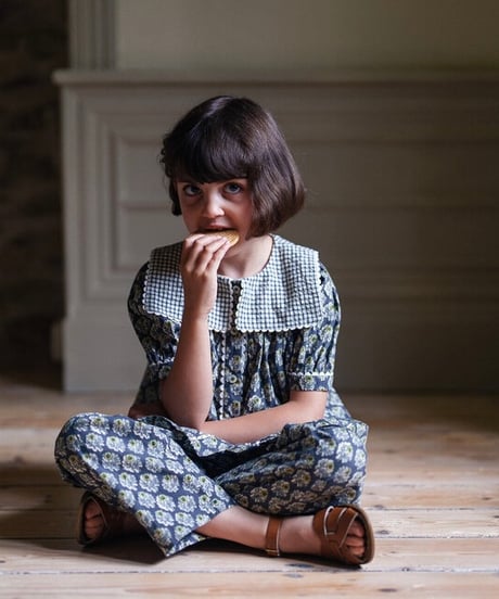 Little Cotton Clothes - Lara Blouse Thistle Floral