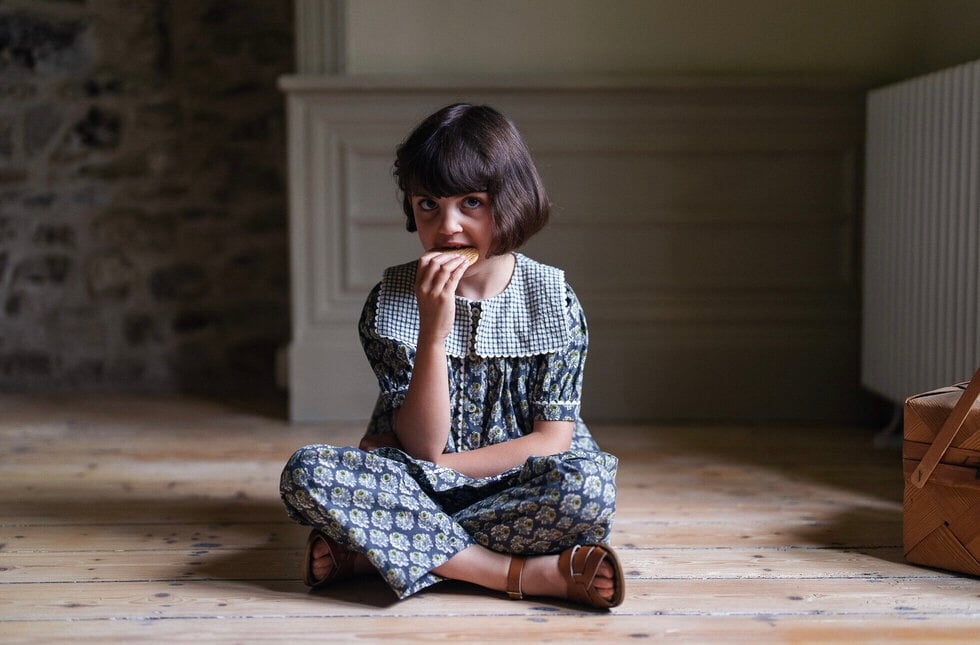 Little Cotton Clothes - Lara Blouse Thistle Flo