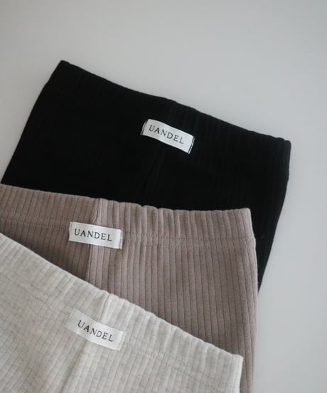 U ANDEL - flare pants (Black)