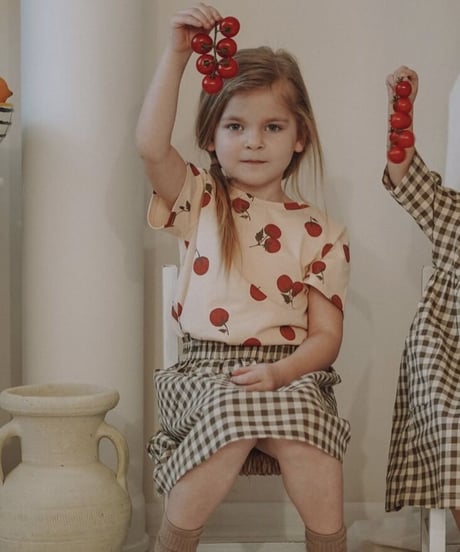organic zoo - Olive Gingham Tutti Skirt送料無料
