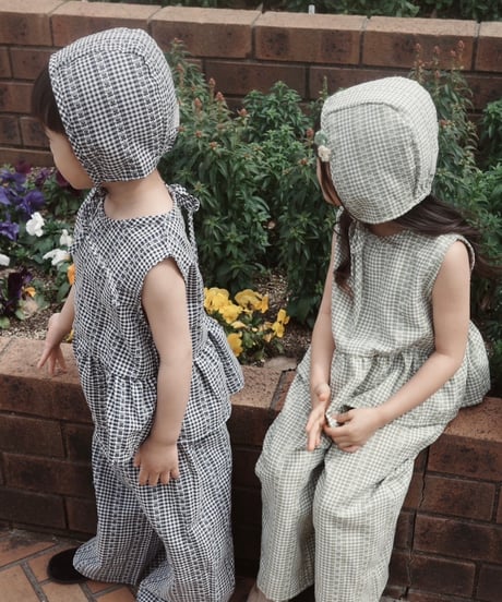 UANDEL - Willow Green Gingham Top