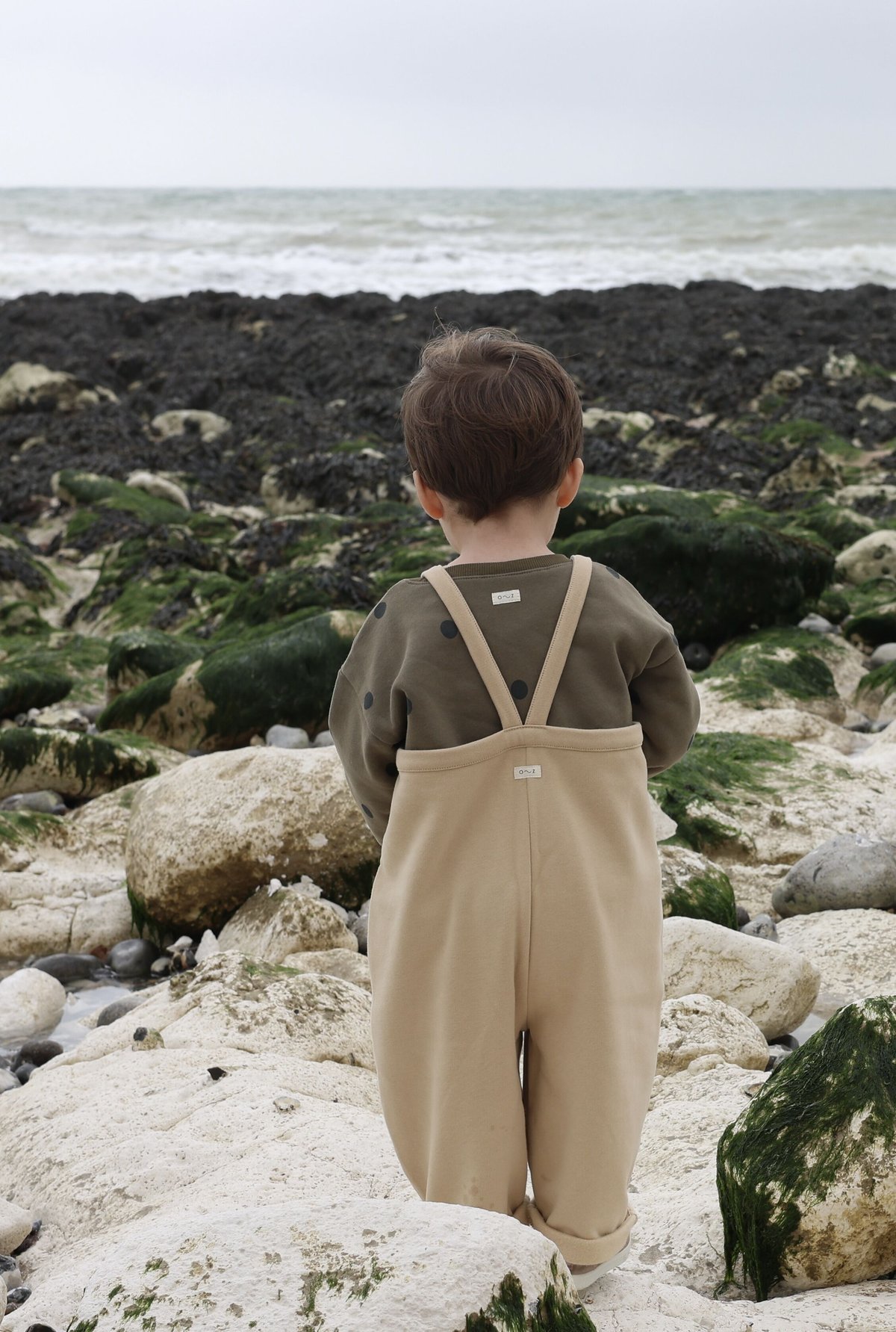 organic zoo warm sand dangaree 1Y〜2Y organic zoo - Warm Sand Dungarees | U andel
