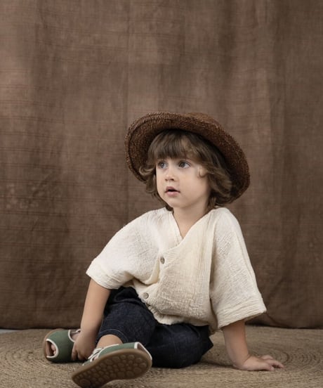 HELLO LUPO - Zen Short Sleeves (White crepe)