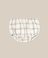 organic zoo - Navy Window Check Shortie