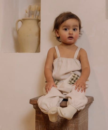 organic zoo - Ceramic White Artisan Jumpsuit