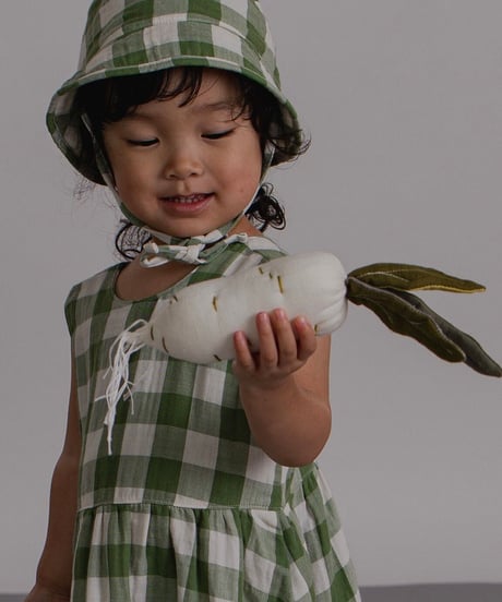 organic zoo - Dill Gingham Sleeveless Dress