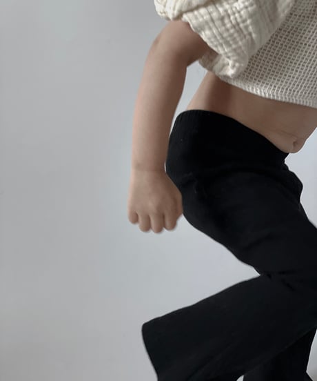 U ANDEL - flare pants (Black)