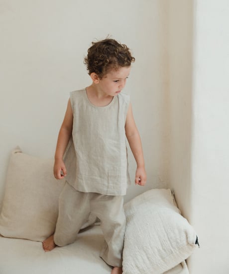 son and daughter - KOA LINEN SETS(Black)