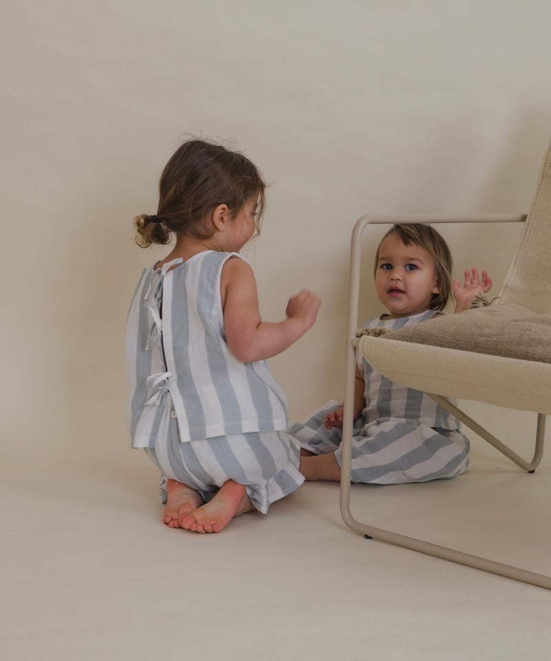 organic zoo - Sardine Stripes Frill Shorts | U