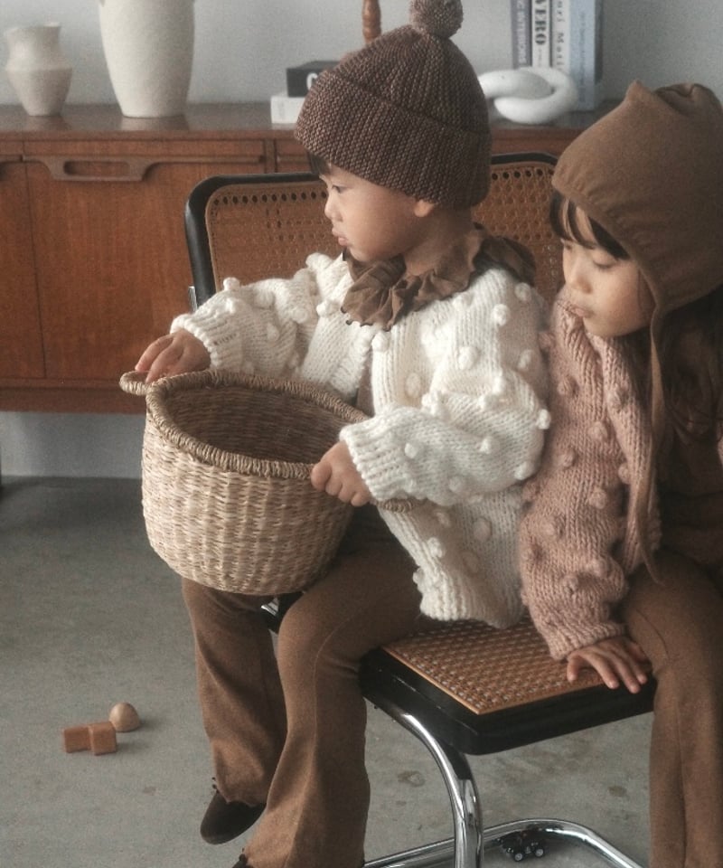 THE BLUEBERRY HILL - Popcorn Cardigan Cream |