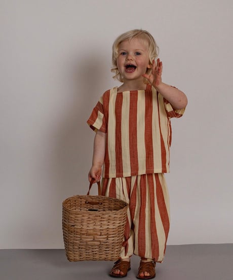 organic zoo - Tomato Stripes Resort Pants