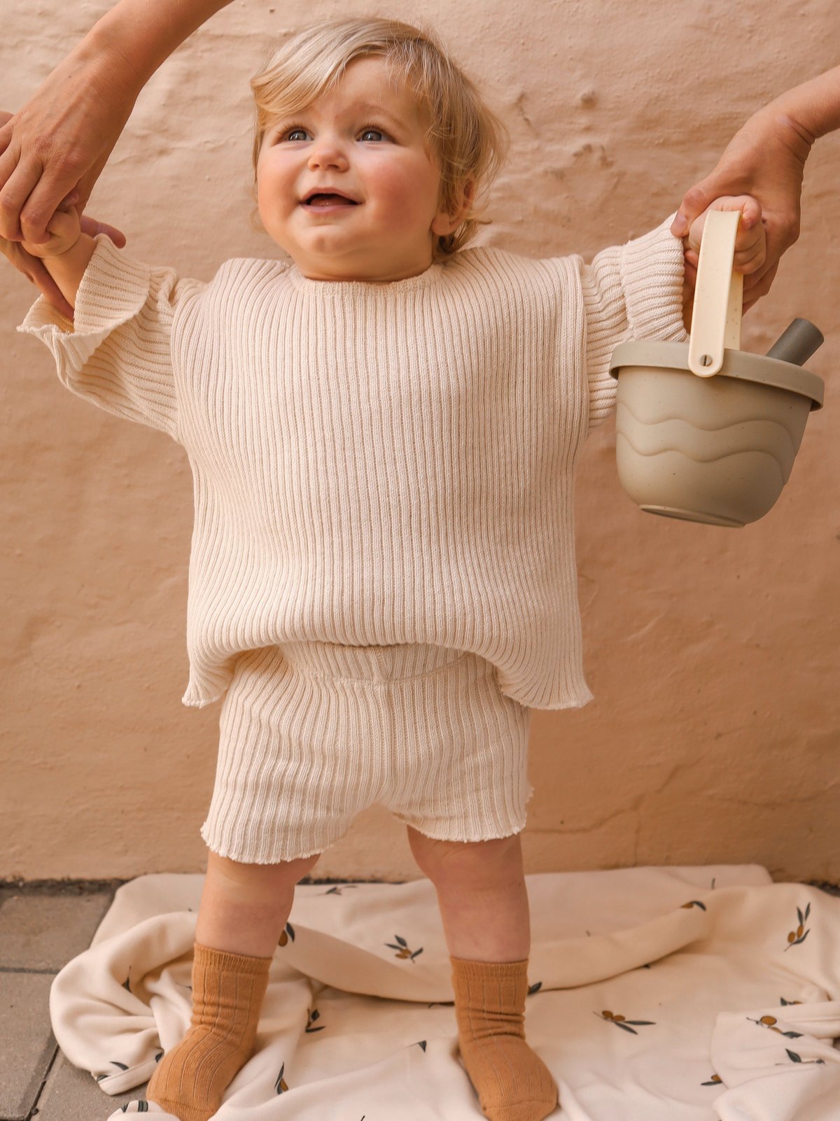 organic zoo - Boat Neck Oat Knitted Top | UANDEL