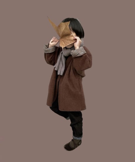 HELLO LUPO - Lupo Kimono Coat / brown (6-7y size)