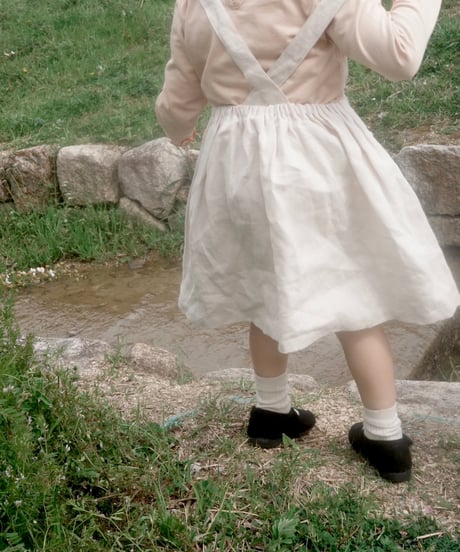 organic zoo - Ceramic White Maker Crossback Skirt送料無料