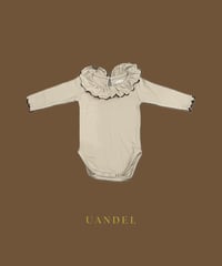 UANDEL - Mellow Collared Romper (Ivory)