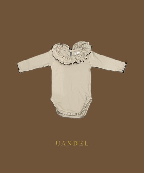 UANDEL - Mellow Collared Romper (Ivory)