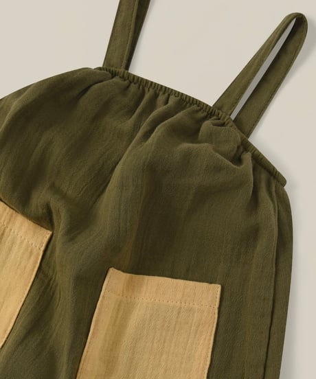 organic zoo - Olive Artisan Jumpsuit