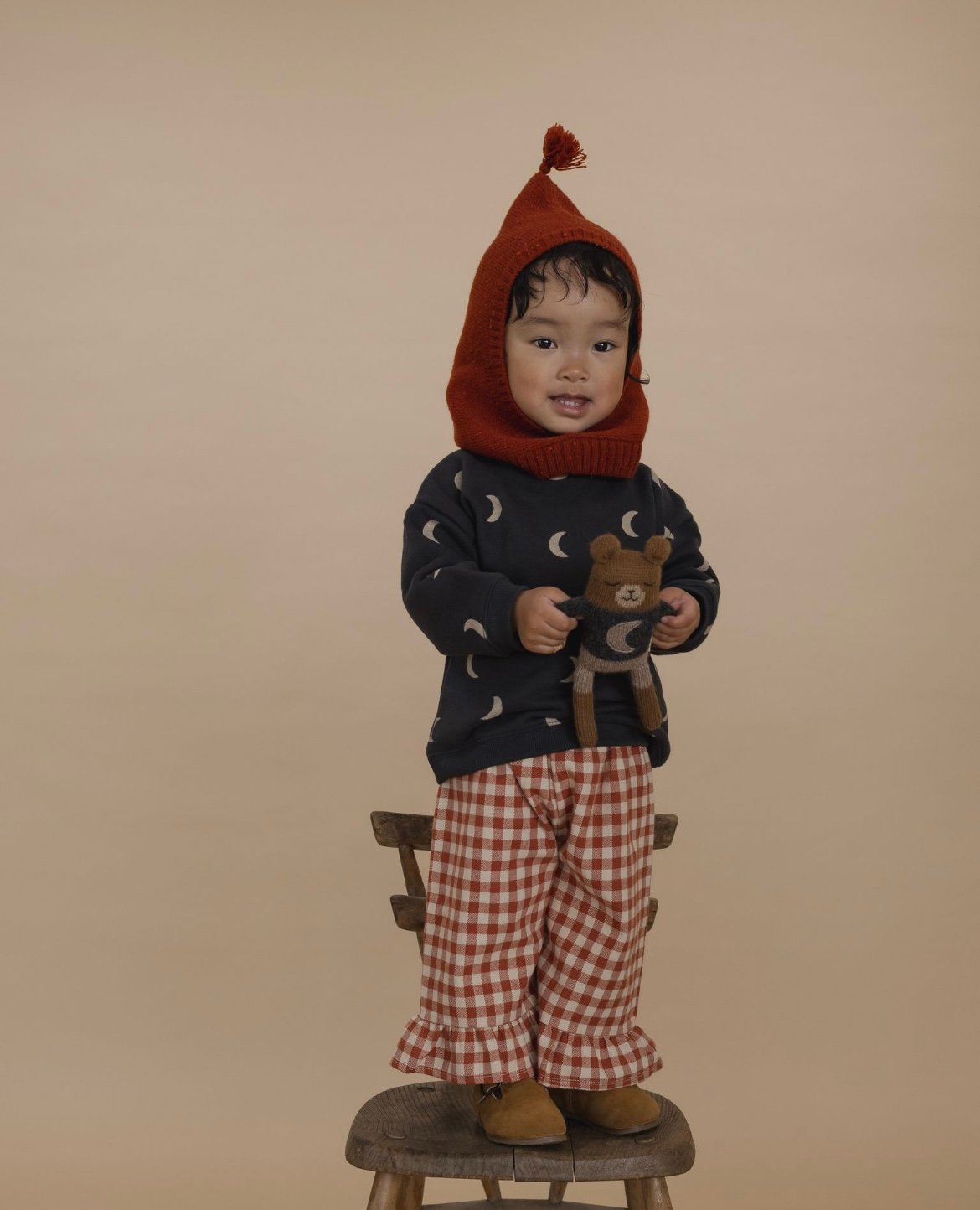 organic zoo Gingham Frill Culottes 1〜2y Paprika Gingham Frill Culottes | Organic Zoo