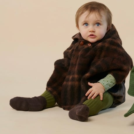 最終値下げ　hello lupo check ポンチョ 18-24m 最終値下げ hello lupo check ポンチョ 18-24m 最終値下げ hello