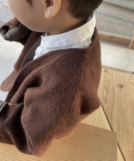 HELLO LUPO - Lupo Kimono Coat / brown (6-7y size)