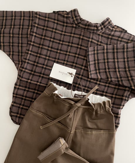 HELLO LUPO - Lupo Jeans / brown denim (18m〜5y size)