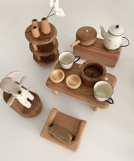 【予約販売商品】Maileg - Tea & Biscuits for two ( ティーセット )