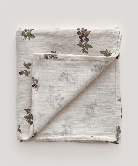 garbo&friends - Blackberry Muslin Swaddle Blanket