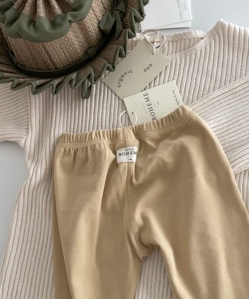 organic zoo - Boat Neck Oat Knitted Top | UANDEL