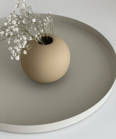 cooee design - TRAY CIRCLE 30X2CM SAND