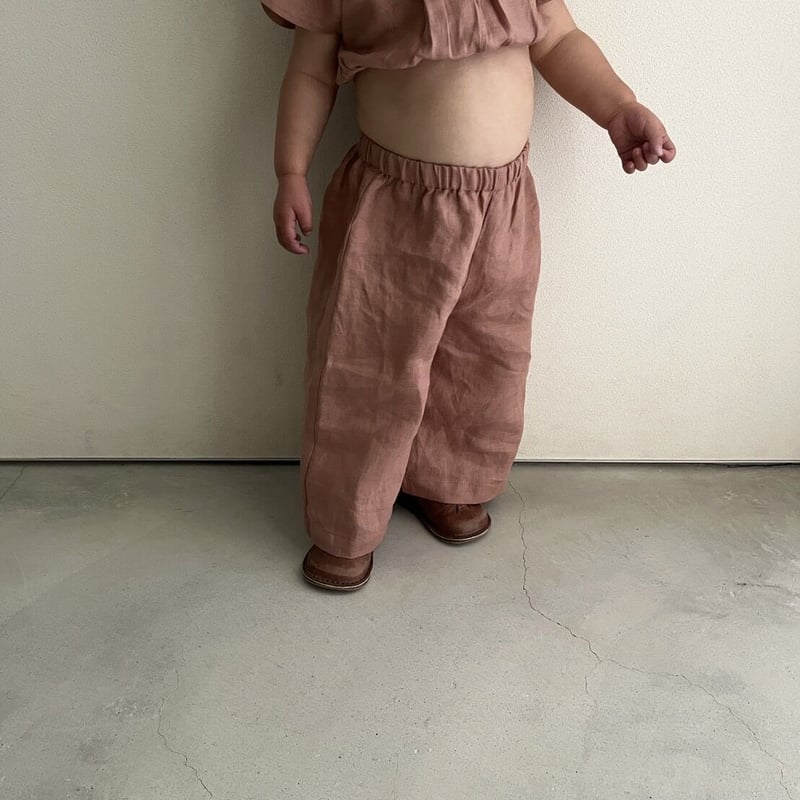 son and daughter セットアップ5y100110 トップス　パンツ son and daughter - SILA LINEN SETS | UANDEL