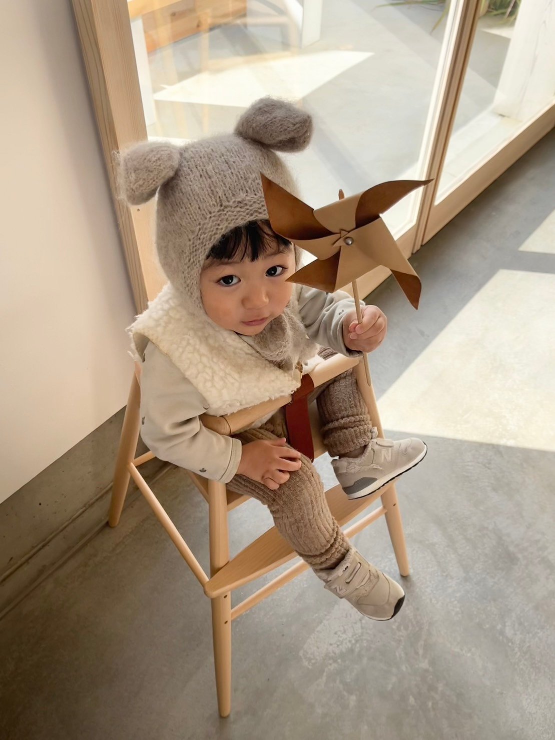 帽子 kiddy stuff 2-4y kiddy stuff mouse hat 2-4y LightBeige