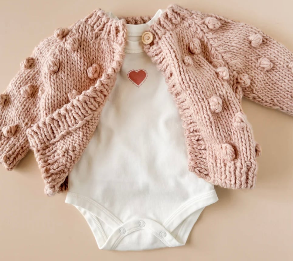 THE BLUEBERRY HILL - Popcorn Cardigan Blush |
