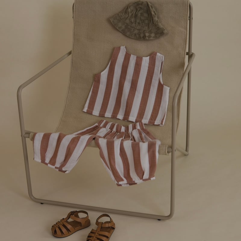 organic zoo - Sienna Stripes Resort Pants | U a