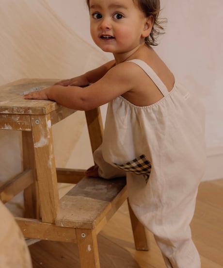 organic zoo - Ceramic White Artisan Jumpsuit