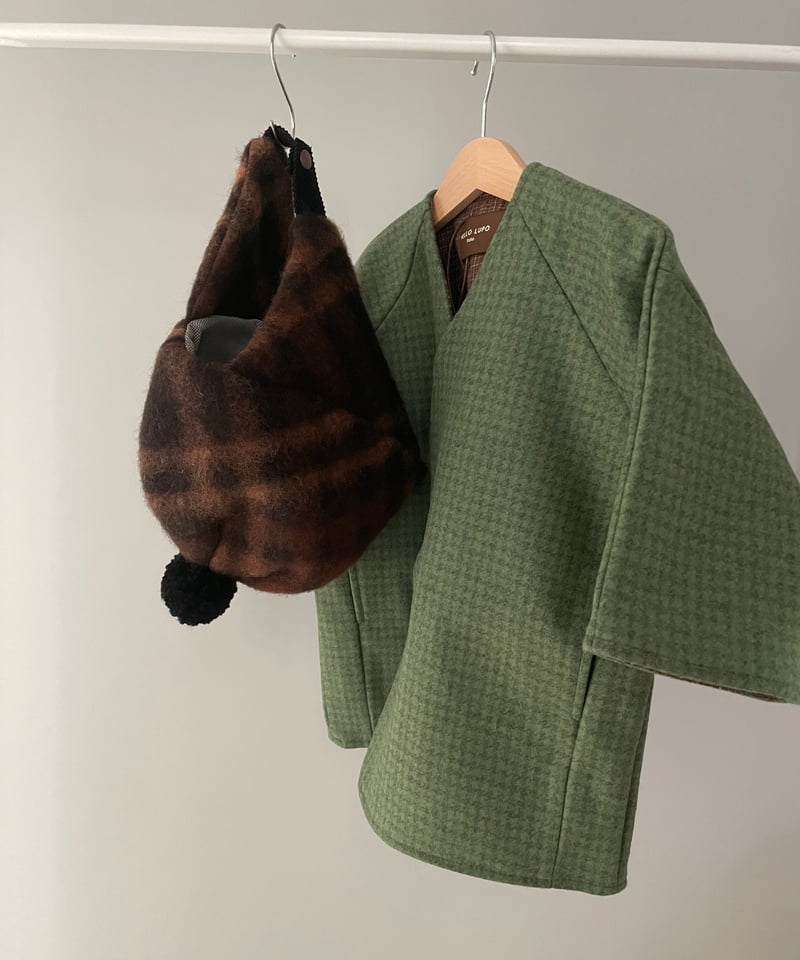 HELLO LUPO kimono coat コート 4-5y HELLO LUPO - Lupo Kimono Coat / brown (18m〜5y s