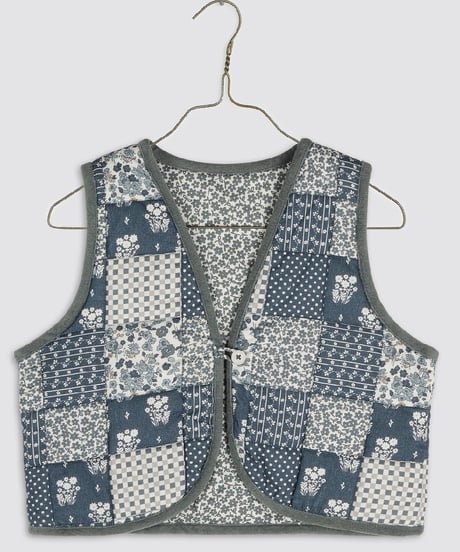 Little Cotton Clothes - Bay Waistcoat - Patchwork Print Floral