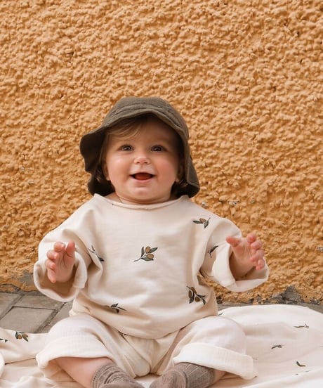 organic zoo - Olive Terry Bucket Sun Hat (ラスト1-2y)