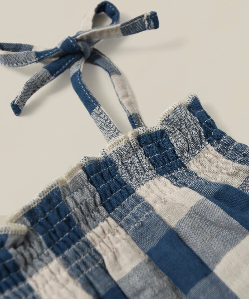 organic zoo - Pottery Blue Gingham Spaghetti Bo organic zoo - Pottery Blue Gingham Spaghetti Bo