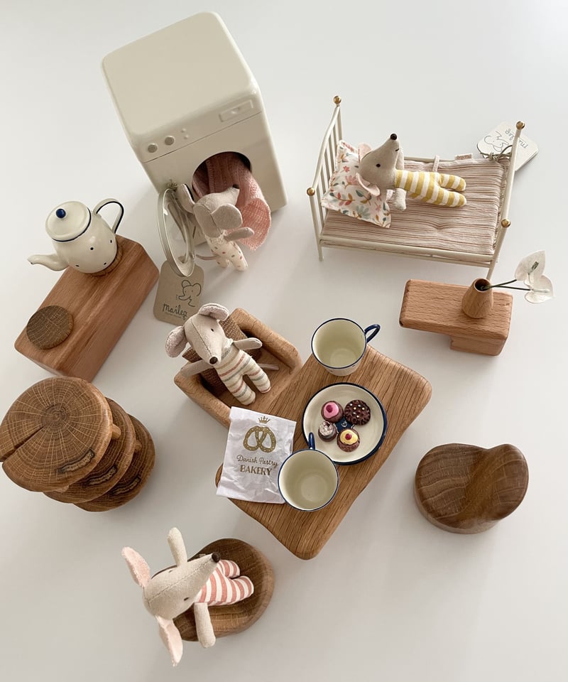 予約販売商品】Maileg - Twins/Baby mice in matchbox (ふ