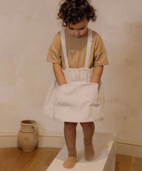 organic zoo - Ceramic White Maker Crossback Skirt送料無料