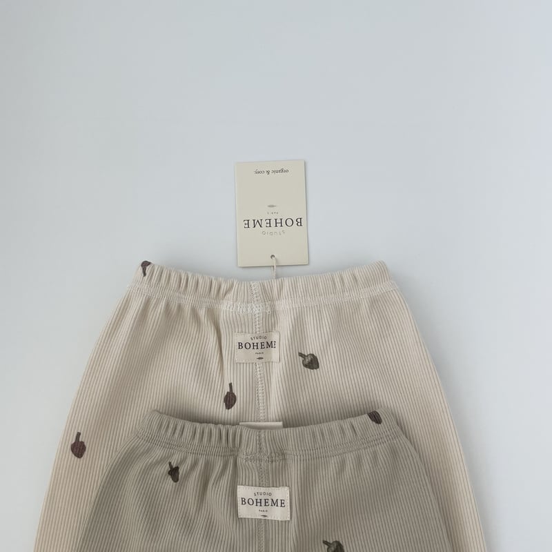STUDIO BOHEME PARIS -LEGGINGS ROM POM ラスト6y | U