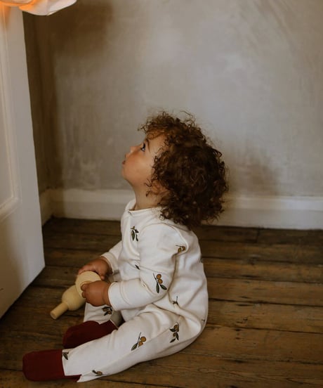 organic zoo Olive Garden Suit with contrast feet