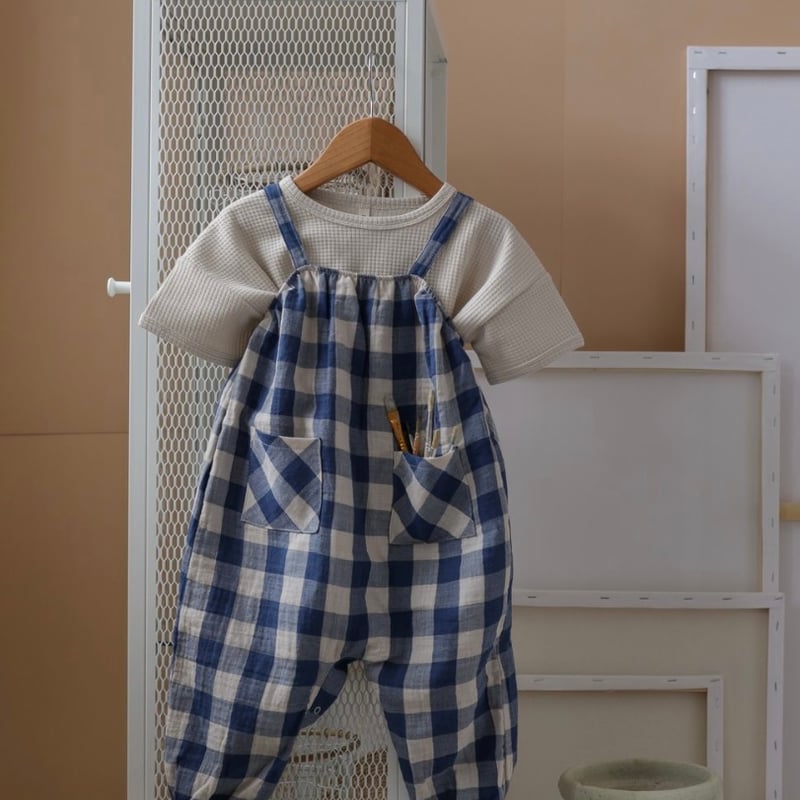 organic zoo - Pottery Blue Gingham Artisan Jump