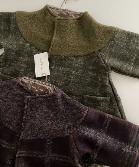 HELLO LUPO - Bell coat / marble green